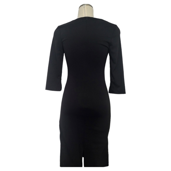 Pragmatic Play Black Form-Fitting Dress Size Med NWOT - Picture 6 of 10